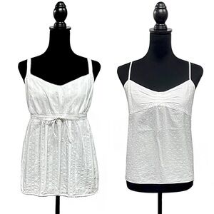 GAP White Camisoles Set